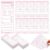 240 Pcs Colorful Book Review Bookmarks Back to School Teacher Gifts Reading Log Markers Bookclub Gifts for Book Lovers Bookish Bookworm Women Students to Review and Tracker(Bow,Pink)