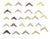 240pcs Metal Book Corner Protectors for Scrapbooking Albums Menus Folders, 0-1.9cm Thick