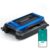 24/7 Solar Powered Automatic Electric Pool Skimmer Robot with APP Support Floating Surface Cleaner for Above Inground Pool,Auto Robotic Pool Skimmer with Efficient Solar Breeze(Blue)