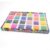 24 Color Stamp Pad Set for Scrapbooking and DIY Crafts – for washable Ink Pads for Rubber Stamps Art Projects 3x3cm