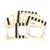 24K Gold Name Tags/SELF-Adhesive Labels, Multi-Design Set, 90/Set