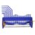 24 Linked Eccentric Wheel Mechanical Wave Demonstrator