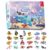 24 Pack Christmas Advent Calendar 2023 with Sea Animal Building Block Toys, Holiday Countdown for Kids Boys Girls