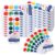 24 Pack Watercolor Paint Set Bulk for Kids, with 12 Vibrant Colors and Paint Brushes, Washable Watercolors Paints Set Bulk for Family Art Party Favors Art Activities Painting Projects Christmas Gift