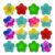 24Pcs4inches RandomColor Pop Fidget Toys Set – Dual Function Sensory Stone Texture Center with Bubbles, Premium Silicone Fidget Set Autism Stress Relief,Calming Toys forStudents, Birthday Party Favors