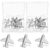 24pcs Airplane Push Pins 3D Design Decorative Metal Thumb Tacks