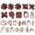 24 Pcs Brain Teaser Puzzles for Adults – Metal & Wooden 3D IQ Test Logic Game, Unlock Interlocking Brain Puzzle Toys for Teens Kids, Smart Educational Desk Toy for Mind Challenges