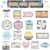 24Pcs Composition Classroom Bulletin Board Decor Girl Style Grow Your Mindset Positive Sayings Accent Cutouts Inspirational Bulletin Board Sets for School Students Teacher Office Home Wall Supply