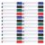 24pcs Dry Erase Whiteboard Markers 4 Color Plastic Liquid Chalk Pens