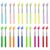 24 Pcs Finger Pointer Sticks, Telescopic Teacher Pointer for Classroom, Extendable to 27 in, Colorful Hand Design, Lightweight Reading Teaching Supplies, Easy to Carry for Presentations