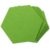 24pcs Hexagon Felt Bulletin Boards Adhesive Wall Tiles for Messages