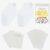 24PCS Jumbo Sublimation Paper Clips Blanks with Package Cards Bags 4×2 Inch
