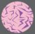 24PCS Kpop Theme Fidget Spinners for K-Pop Fans, Fashionable Purple Lightning Theme Party Favors, Mini Fidget Sensory Toys Bulk,
