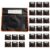 24 Pcs Large Capacity Desk Storage Bag with Hooks, Juse
