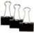 24 Pcs Medium Binder Clips 1.25 Inch Black Steel Paper Clamps 145 Sheet Capacity Office School Document Organizer Supplies for Home use