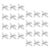 24pcs Metal Airplane Thumb Tacks for Bulletin Boards and Photos