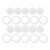 24pcs Piggy Bank Stopper Covers Plastic Bottom Plugs