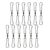 24pcs Rotating Hanging Clips Stainless Steel Black Swivel Snap Hooks