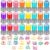 24 Pcs Teacher Stamps for Classroom Self Inking Stamps Gift,Modern