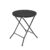 24″ Round Bistro Folding Table in Black