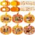 24 Sets Fall Crafts for Kids Thanksgiving DIY Picture Frames Autumn Paper Pumpkin Photo Frame Ornaments for Fall Festival Games Activities Craft Harvest Art Gifts Party Favors Classroom Decorations