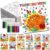 24 Set Thanksgiving Fall Crafts for Kids Autumn DIY Arts Jigsaw Puzzle Kit