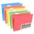 25-Pack Assorted Hanging File Folders,Letter Size with 35 Transparent Label Cards,50 Sticker Labels,1/5-Cut Tabs–Home Office & Filing Cabinets