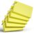 250 Count Yellow Index Cards with Ring 3 x 5 Inch Heavyweight Ruled Index Cards, Flash Cards for Office & School Supplies and Home Organization, Durable Study To Do List Note Cards with Ruled Lines