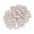 250pcs Vowel Letter Wood Beads, 10mm Cube A E I O U, Large Hole