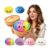 25CM Extra Large Giant Dumpling Squishes Stress Balls,Cute Dumpling Pillow,Soft Slow Rebound Squeezable S-quishys Dumplings Fidget Sensory Toy,, Teens (Purple, with Steamer)