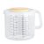 2.5L Baking Measuring Cup Scale Mixing Bowl with Lid Transparent Home Mixing Cup Baking Measuring with Lid