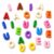 25pcs Large Vowel Letter Beads with 6mm Hole, 20mm 3D Bubble Letter Charms