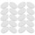 25pcs Stainless Steel Oval Engraving Metal Keychain Blanks