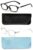 +2.5 Reading Glasses Women Men 2-Pack Blue Light Blocking Lens Readers