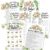 25 Woodland Animal Matching, 25 Nursery Rhyme Game, 25 Word Scramble For Baby Shower, 25 True Or False Game, 25 Who Knows Mommy Best, 25 Baby Prediction And Advice Cards – 6 Double Sided Cards