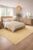 2’5″x8′ Hand-Tufted Wool Area Rug – Modern Geometric Chevron Zig-Zag Pattern, Gold & Beige Soft Durable Carpet for Living Room, Bedroom, and Home Decor