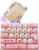 26-Key Keyboard Fidget Toy, Keyboard Fidget Keychain