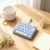 26-Key Keyboard Fidget Toy, Keyboard Fidget Keychain, Clicky, Creamy & Silent Stress Relief Gift, Quiet Fidgets Toys for Adults, Boost Focus & Calm Anxiety at Work, Travel, Blue