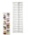 26-Pocket Clear Door Hanging Organizer for Sweatshirts, Shoes, and Storage, 63″ x 22″ Foldable Space-Saving Design, White