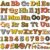 260PCS Construction Bulletin Board Letters Set Construction Theme Classroom Decoration Truck Tool Road Upper and Lowercase Alphabet Number and Punctuation Cutouts for Back to School Office Home Decor