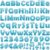 260pcs Letters Combo Pack Set Ocean Sea Water Colorful Classroom Decorations Alphabet Letters Numbers Bulletin Board Block Accents Cutouts for Students Kids