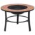 26.8 Inch Mosaic Fire Pit for Outdoor Garden Patio, Ceramic Tile Top with Steel Frame, Heavy Duty Wood Burning Fire Bowl for Backyard Heating and BBQ