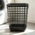 2.6 Bushel Rolling Laundry Hamper in Black Plastic