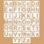26 Letter Drawing Stencils