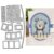 26 Letter Photo Frame Metal Cutting Dies for Card Making