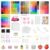 2.6mm Fuse Beads Kit, 144 Colors 72,000 PCS Melty Beads Kit with Case, Iron, Tweezers, Premium Fuse Beads DIY Kit for Women, Room Decor and Gifts