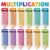 26 Pcs Large Educational Multiplication Math Posters 6.3×17.7 Inch Multiplication Posters Times Table Chart Posters for Elementary Middle School Classroom Must Have Home School Supplies Wall Decor