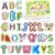 26 Pieces Large Magnetic Letters, Animal Capital A-Z Alphabet Magnets, Magnet Letter for Fridge & Whiteboard, Alphabet Magnet, Large Magnetic Letters, Fridge Magnets for Toddlers 1-3