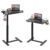 26″x19″ Small Standing Desk with Wheels, Rolling Desk Adjustable Height