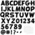 270Pcs 3In Bulletin Board Paper Letters and Numbers, Capital Letters, Numbers, Punctuation Card Stock Punch Out Letter for Classroom Poster Bulletin Board Window Door Home Decor Mailbox Sign, Black